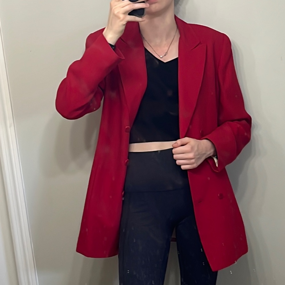 Liz Claiborne red blazer